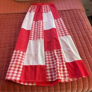 Vintage Paddle & Saddle 1970s maxi skirt